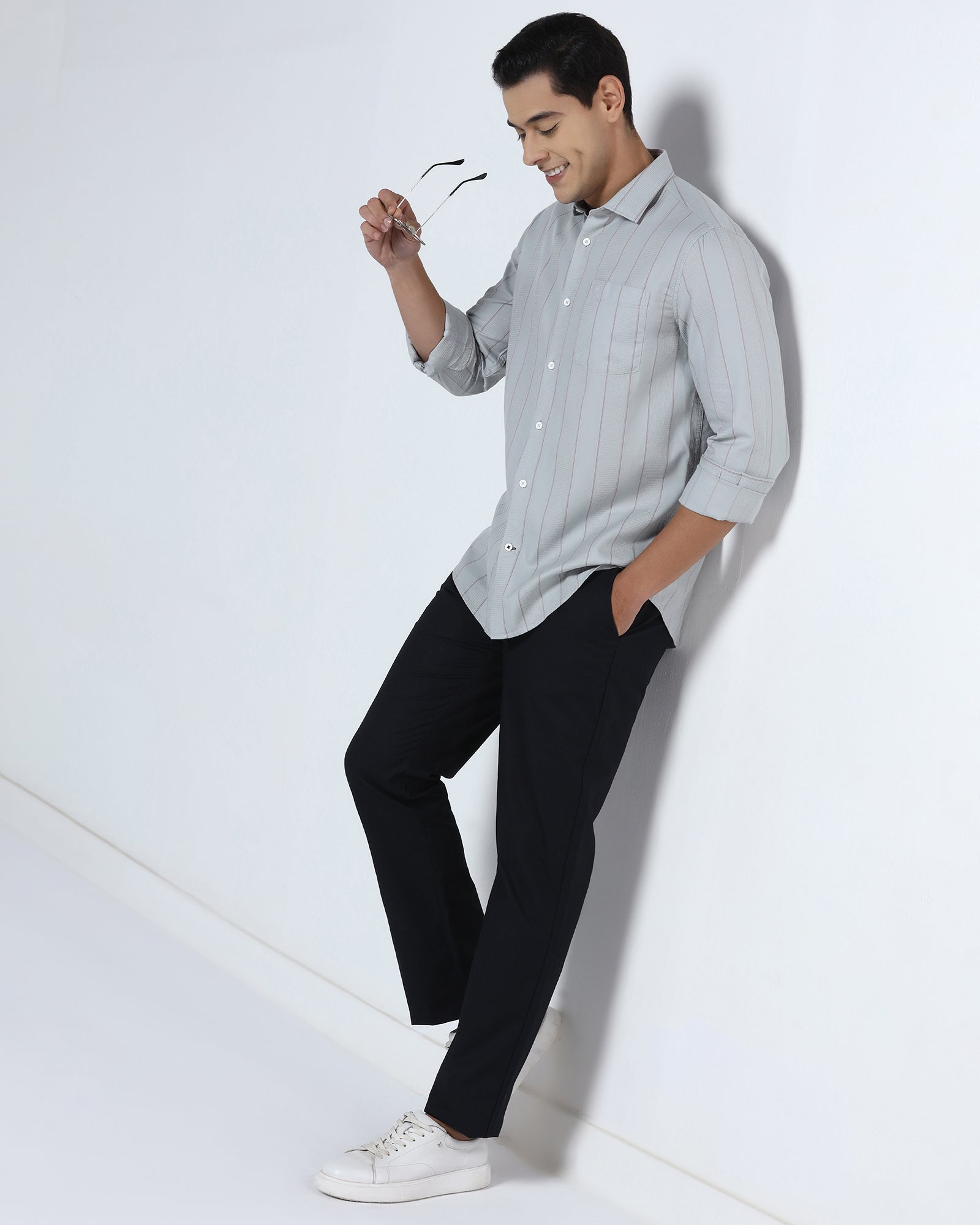 Grey Stripe Shirt - Sabel