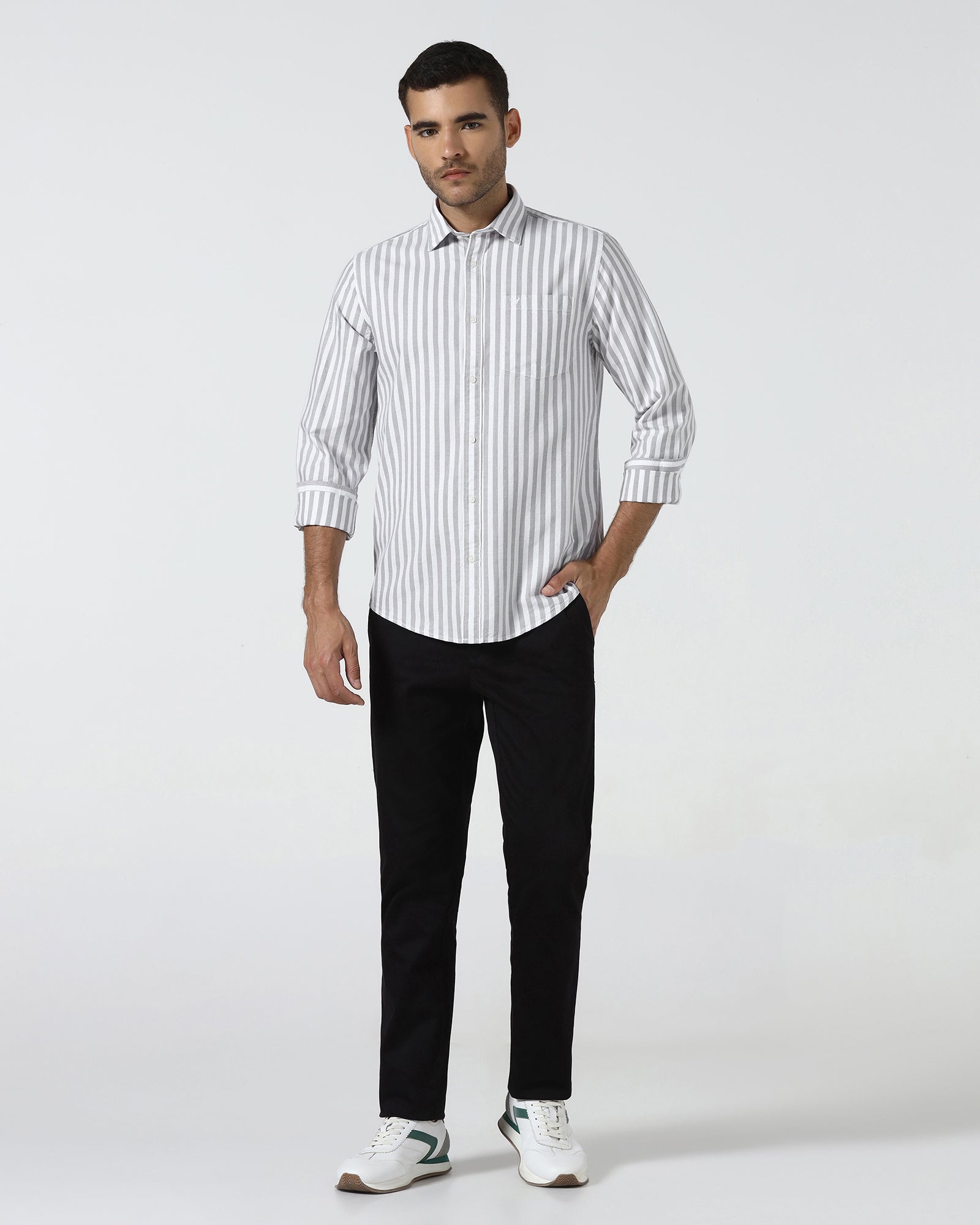 Grey Stripe Shirt - Staner