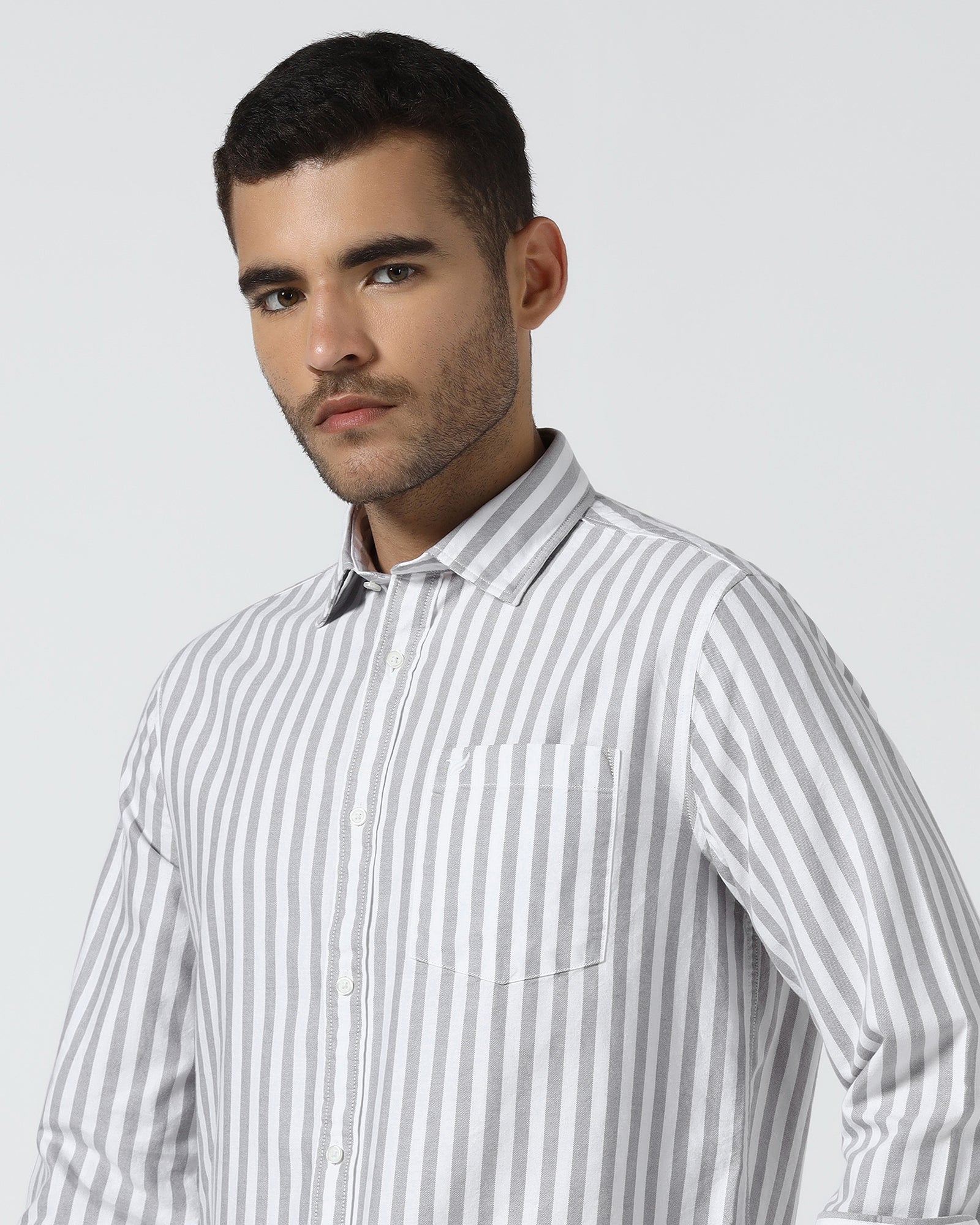 Grey Stripe Shirt - Staner