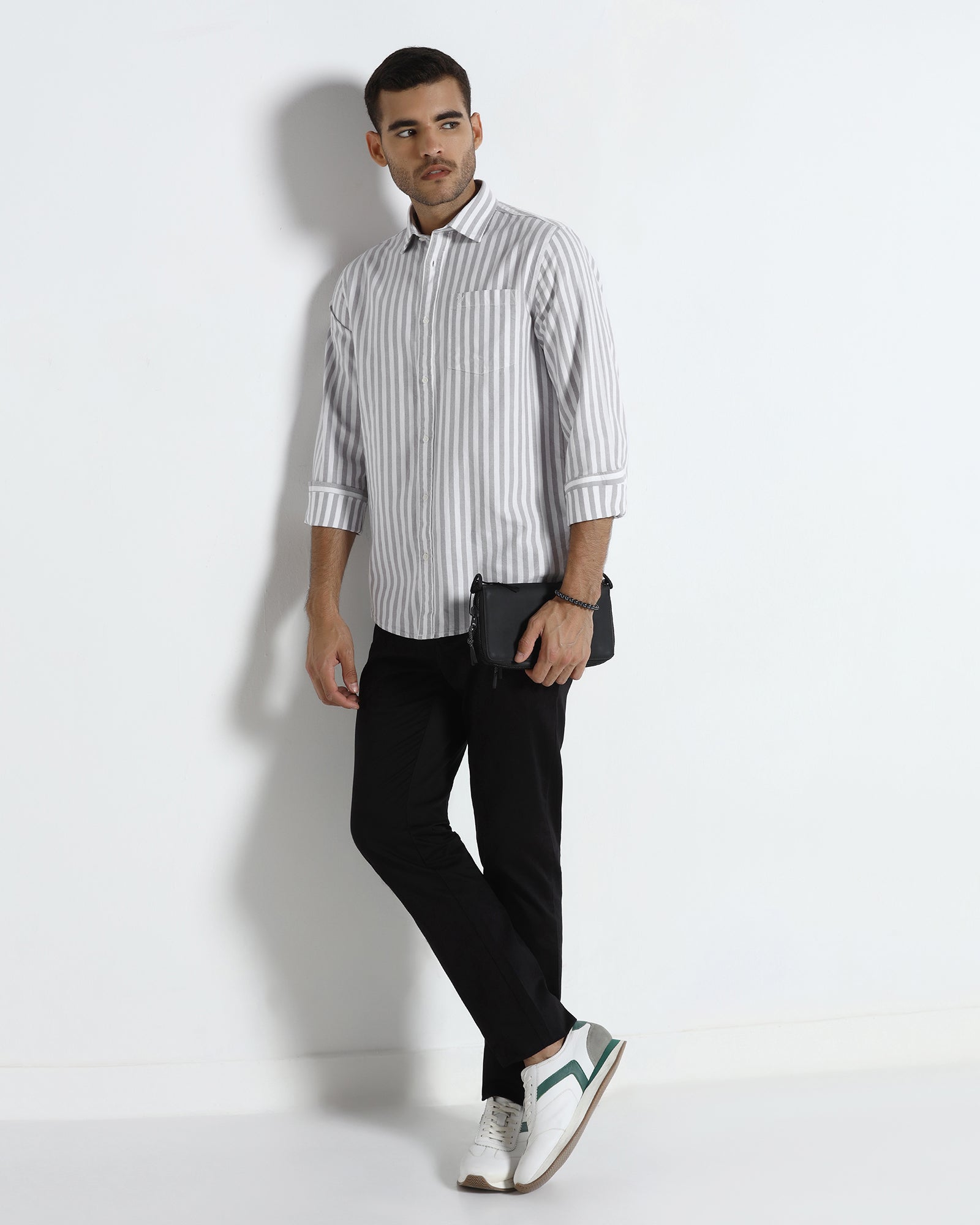 Grey Stripe Shirt - Staner
