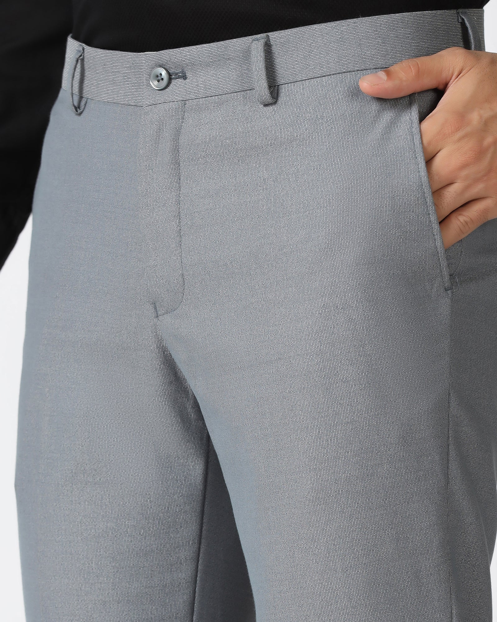Grey Stripe Trouser - Sula