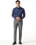 Grey Technowaist Textured Trouser - Hennessy