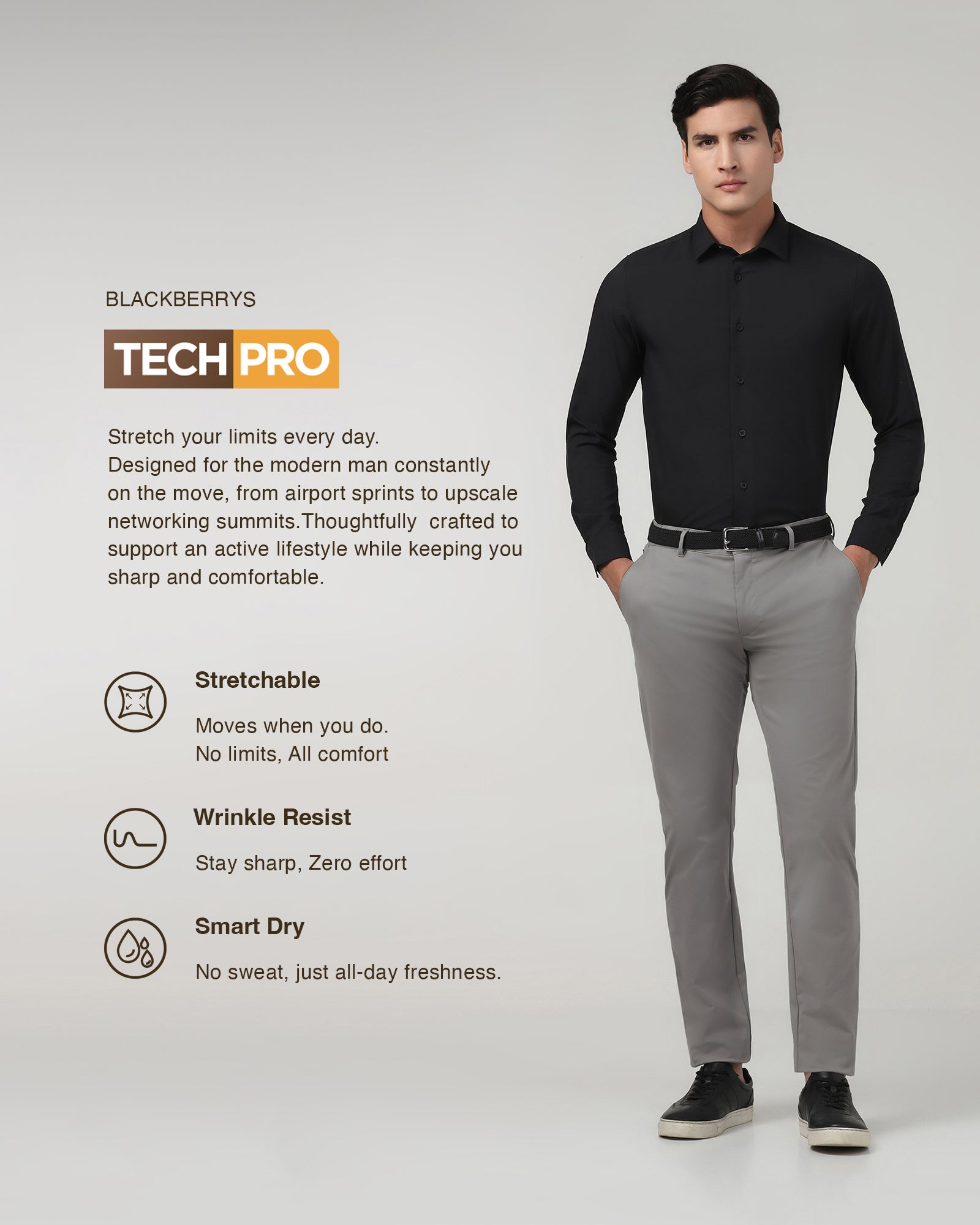 Grey TechPro Solid Khaki - Yukon