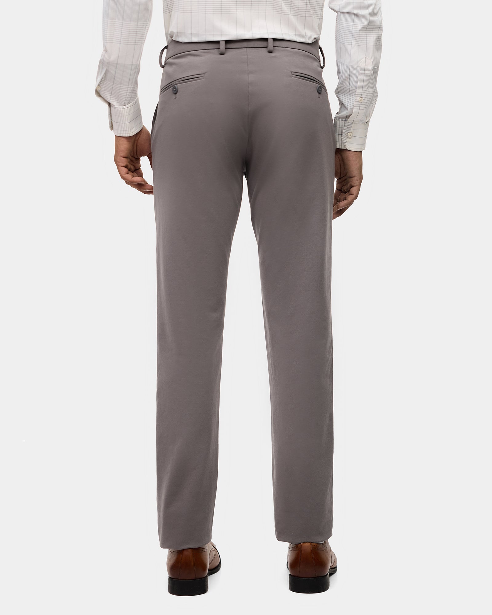 Grey TechPro Solid Khakis - Ziea