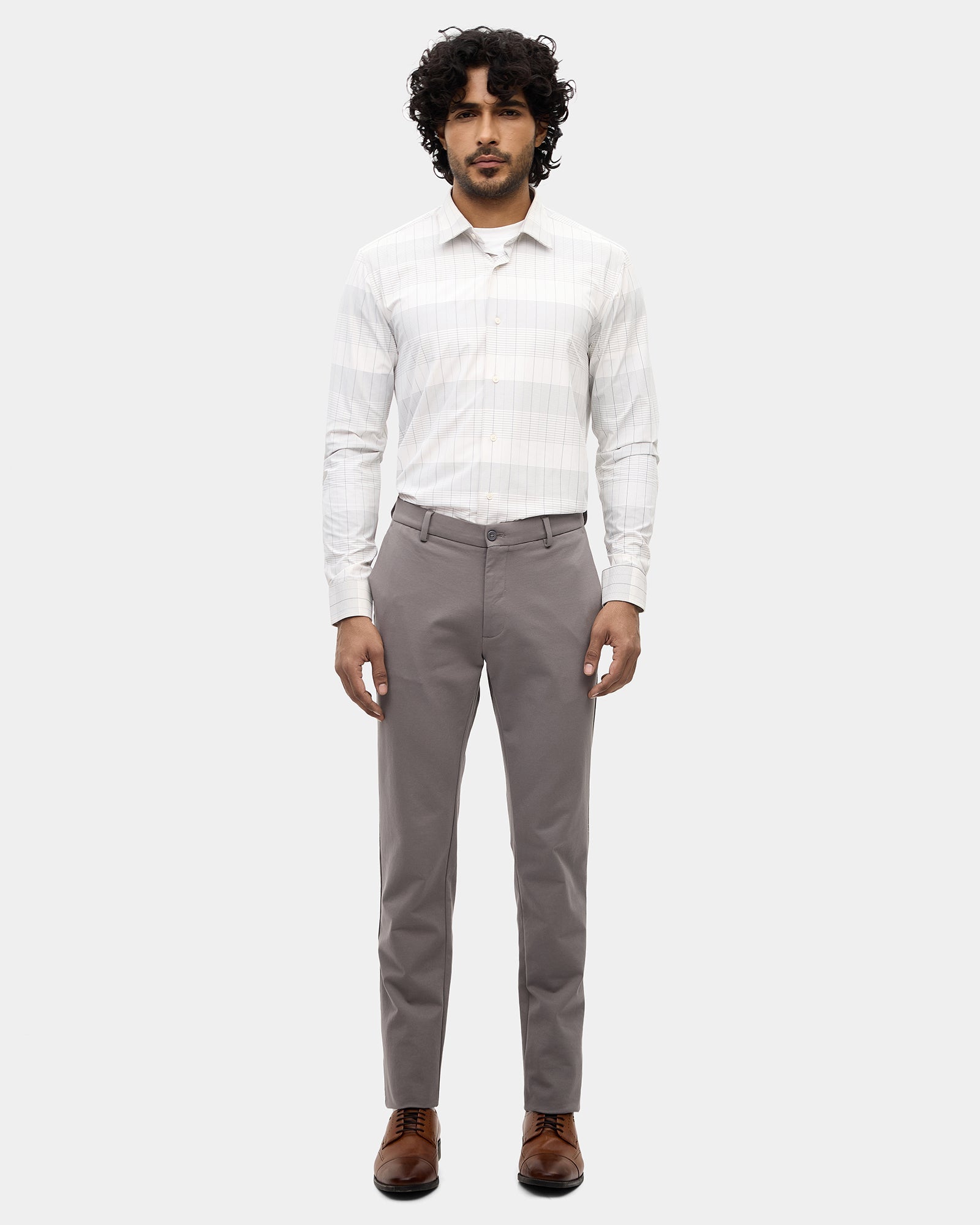 Grey TechPro Solid Khakis - Ziea