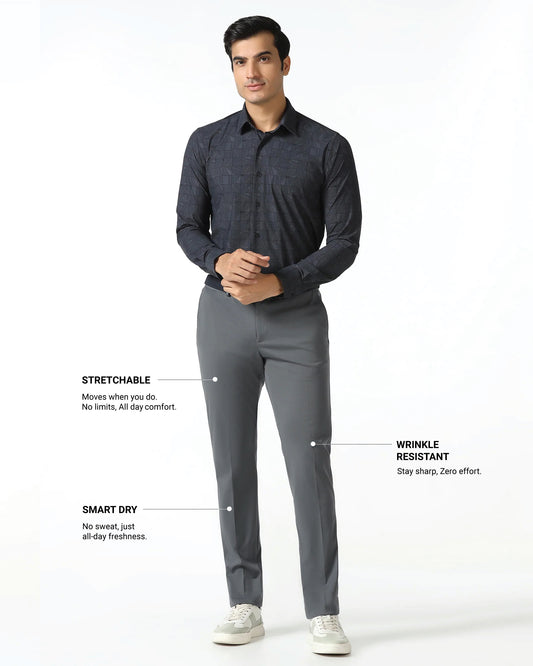 Grey TechPro Solid Trouser - Explorer