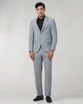 Grey TechPro Two Piece Stripe Suit - Telko
