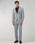 Grey TechPro Two Piece Stripe Suit - Telko