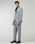 Grey TechPro Two Piece Stripe Suit - Telko