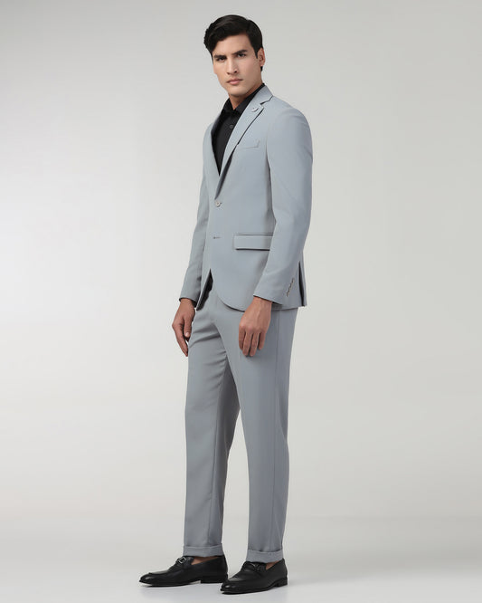 Grey TechPro Two Piece Stripe Suit - Telko