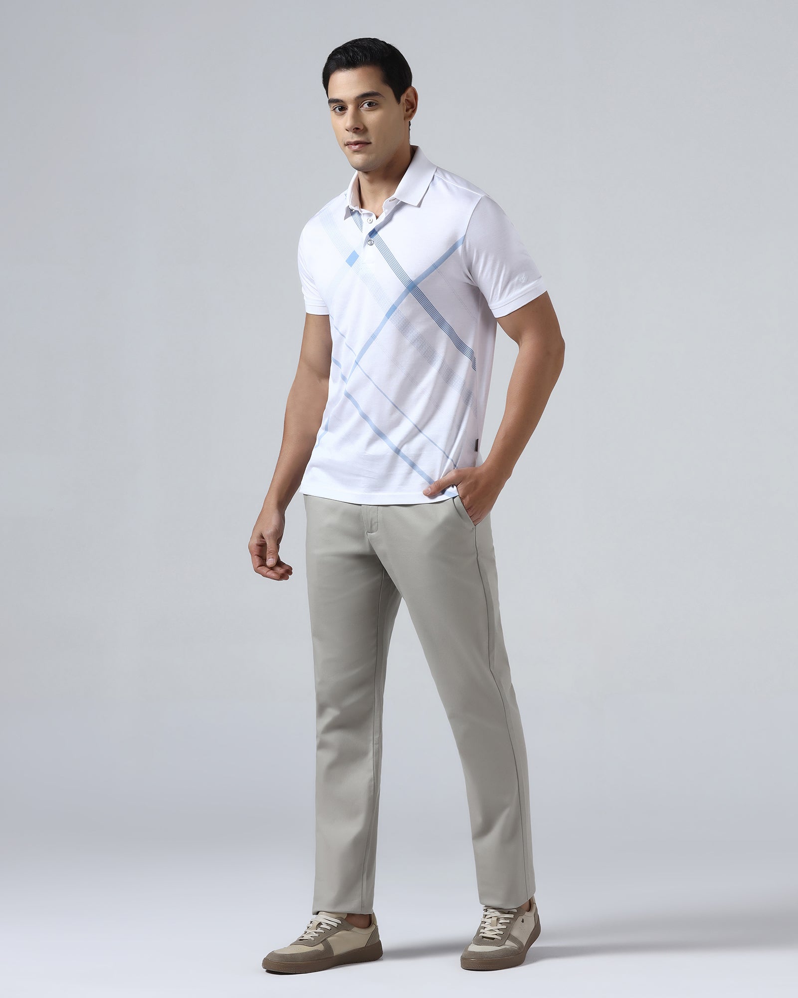 Grey Textured Khaki - Ibis