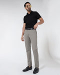Grey Textured Khakis - Kary
