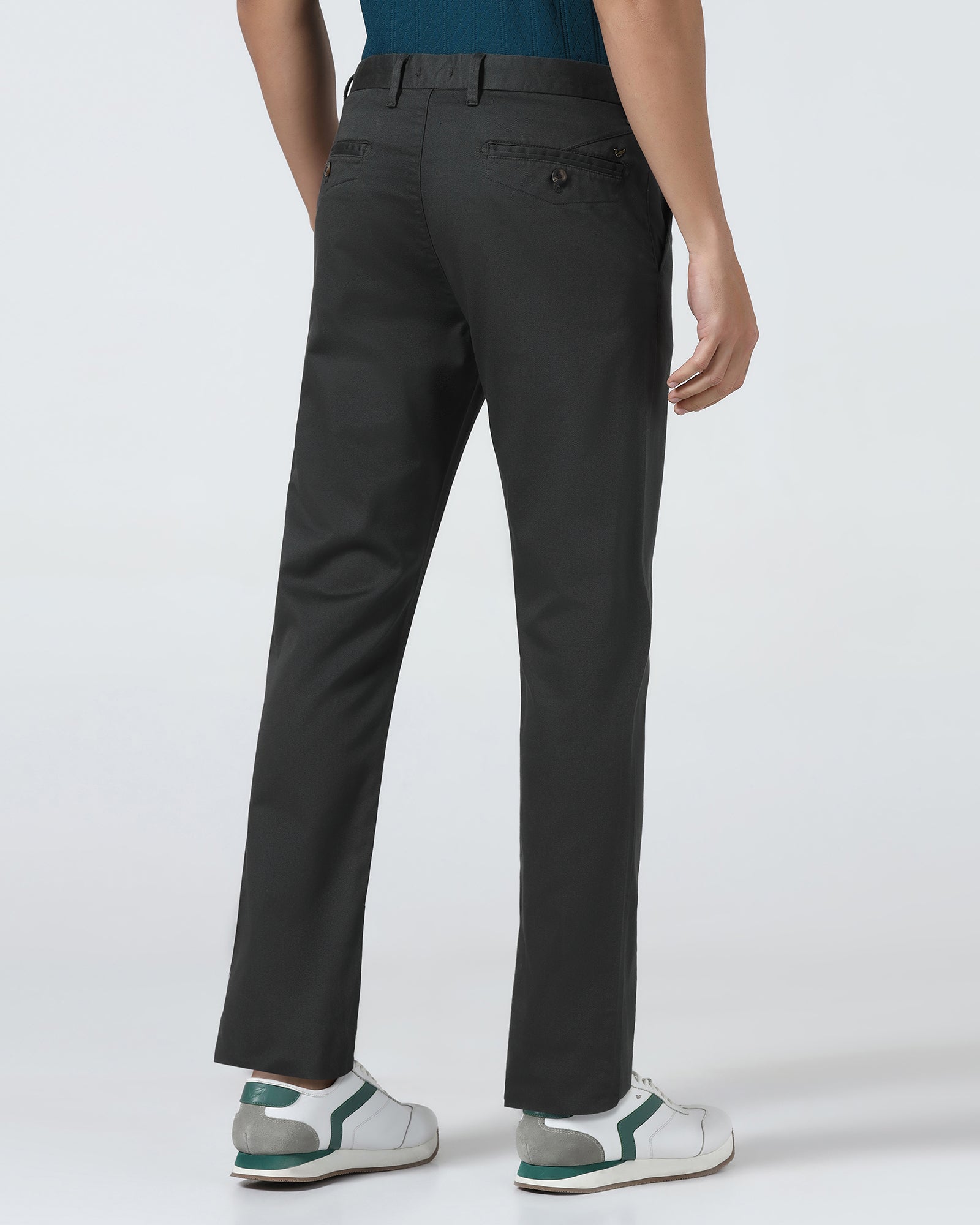 Grey Textured Khaki - Pecan