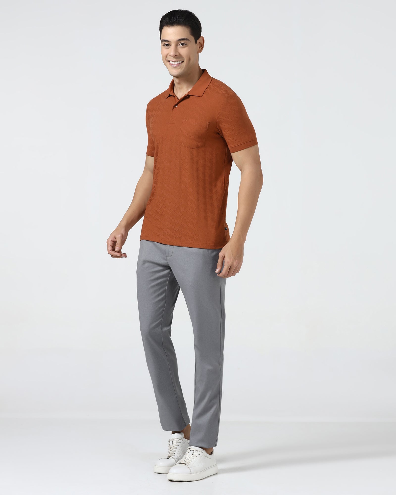 Grey Textured Khaki - Petral