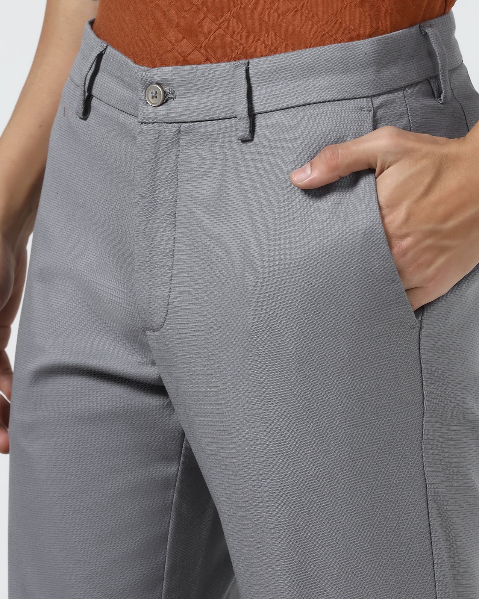 Grey Textured Khaki - Petral