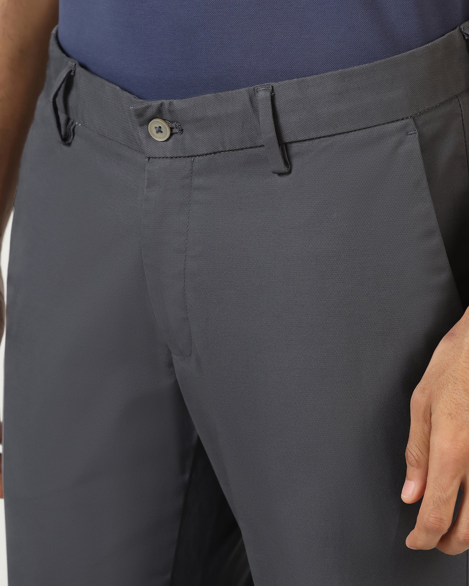 Grey Textured Khakis - Murray