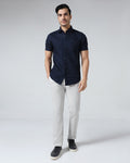 Grey Textured Khakis - Portico