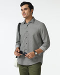 Grey Textured Shirt - Durlan