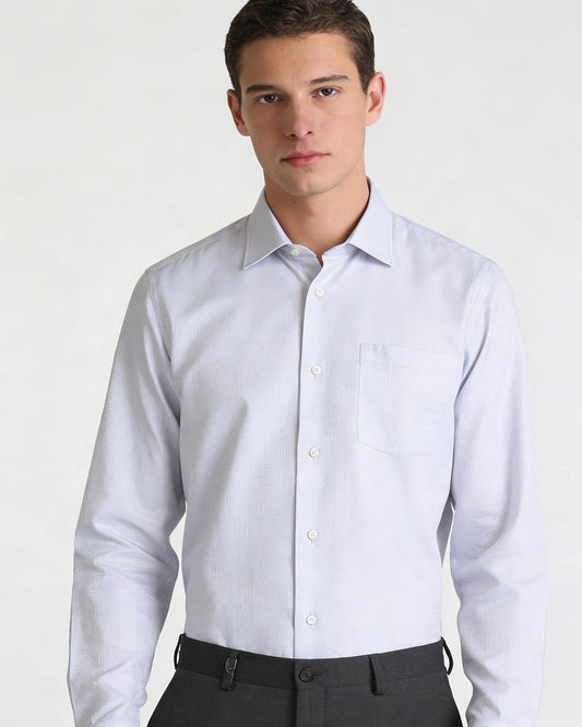 Grey Textured Shirt