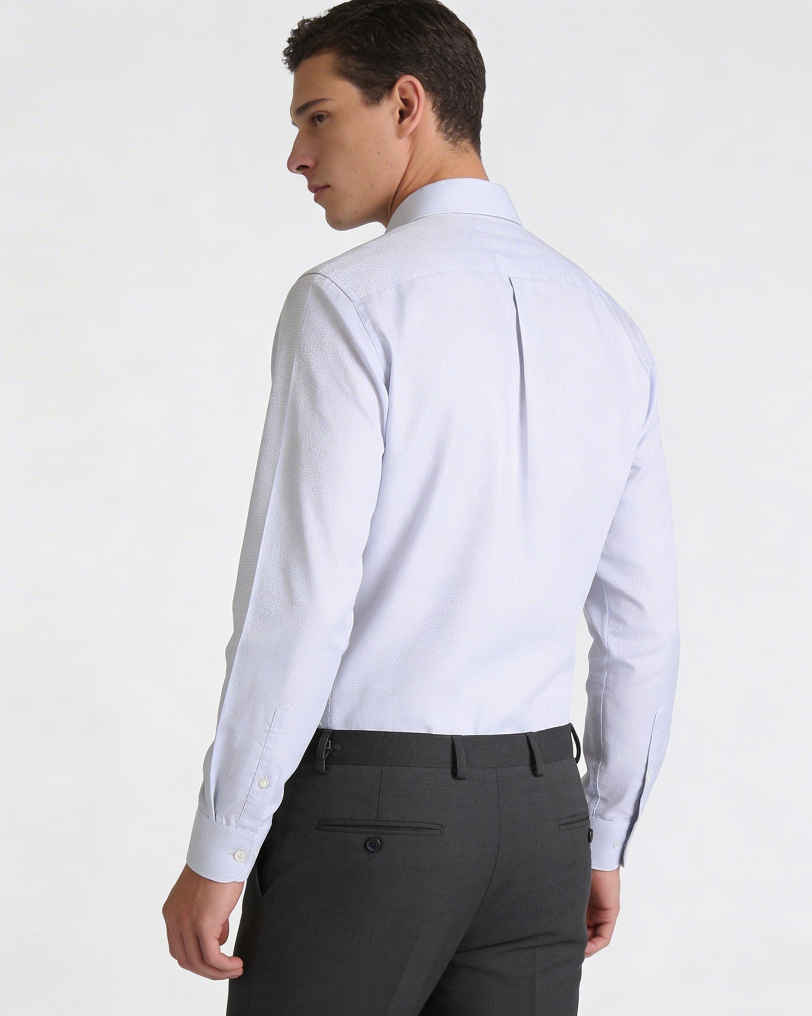 Grey Textured Shirt