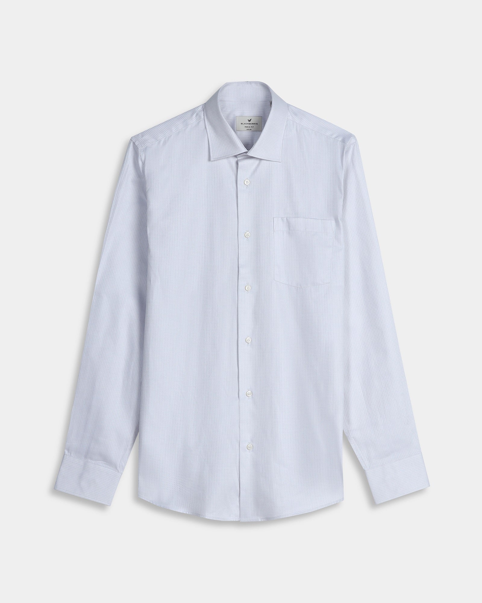 Grey Textured Shirt