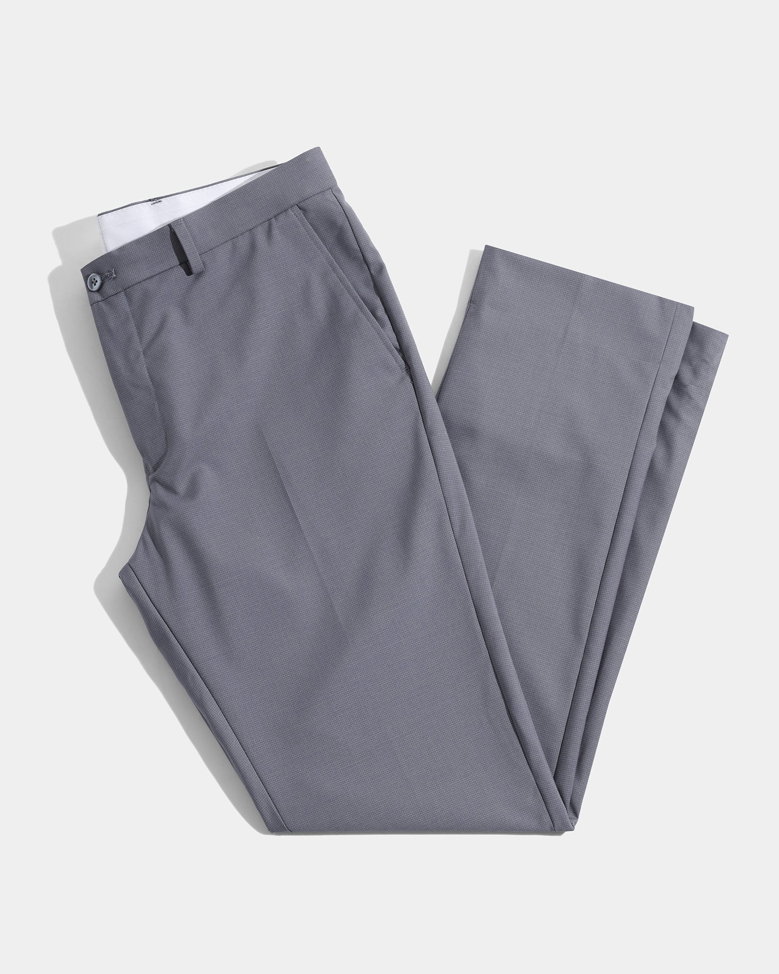 Grey Textured Trouser - Bernardo