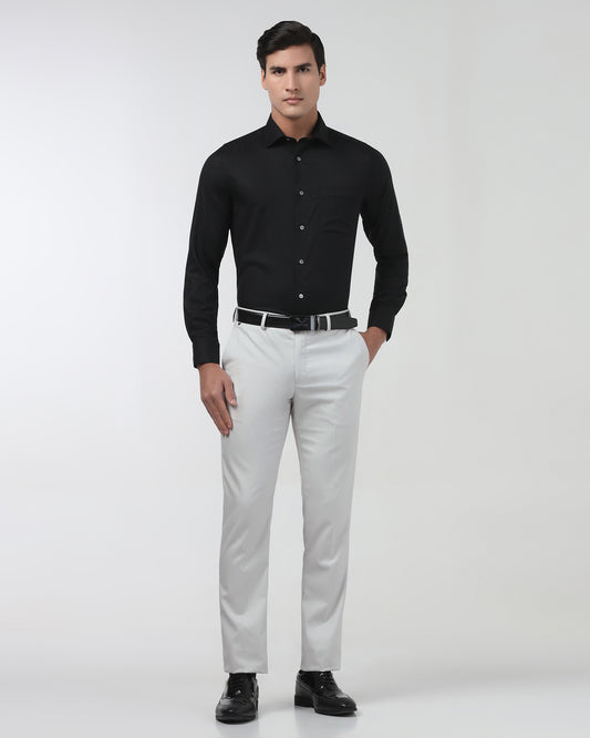 Grey Textured Trouser - Kylian