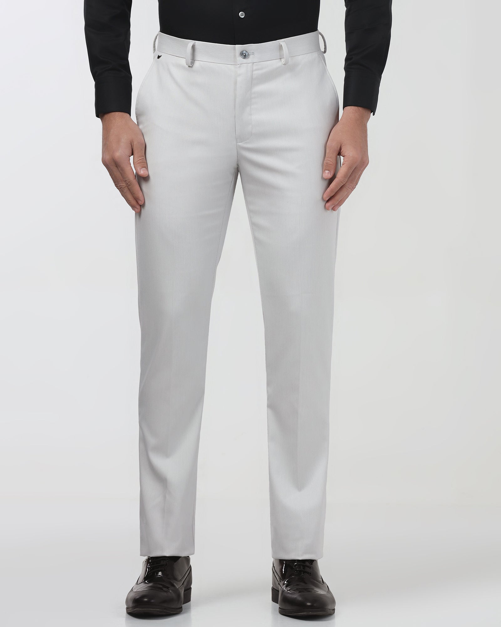Grey Textured Trouser - Kylian
