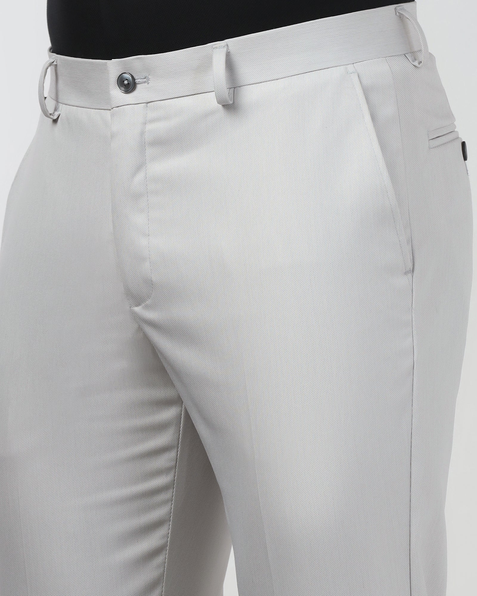 Grey Textured Trouser - Kylian