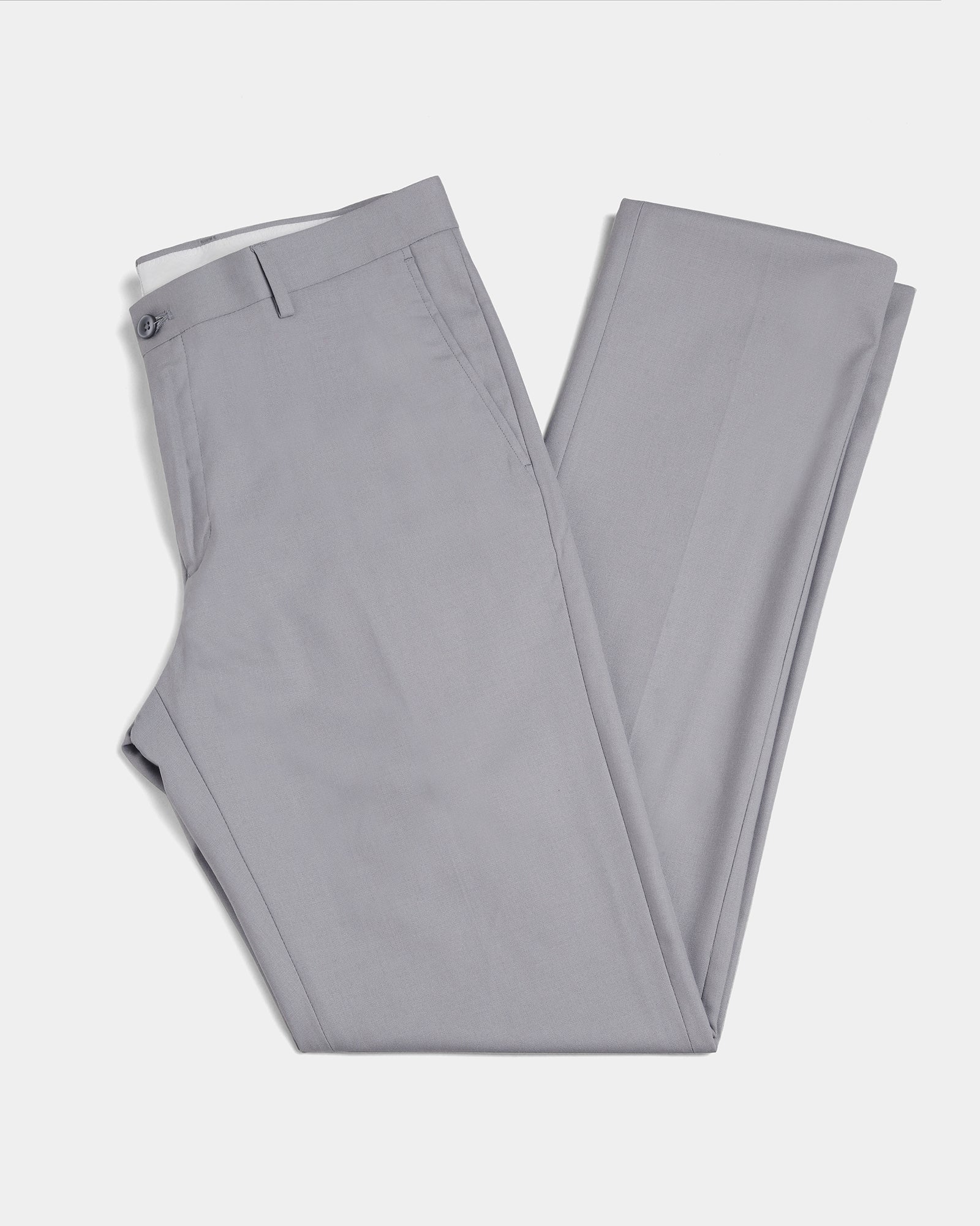 Grey Textured Trouser - Morfe