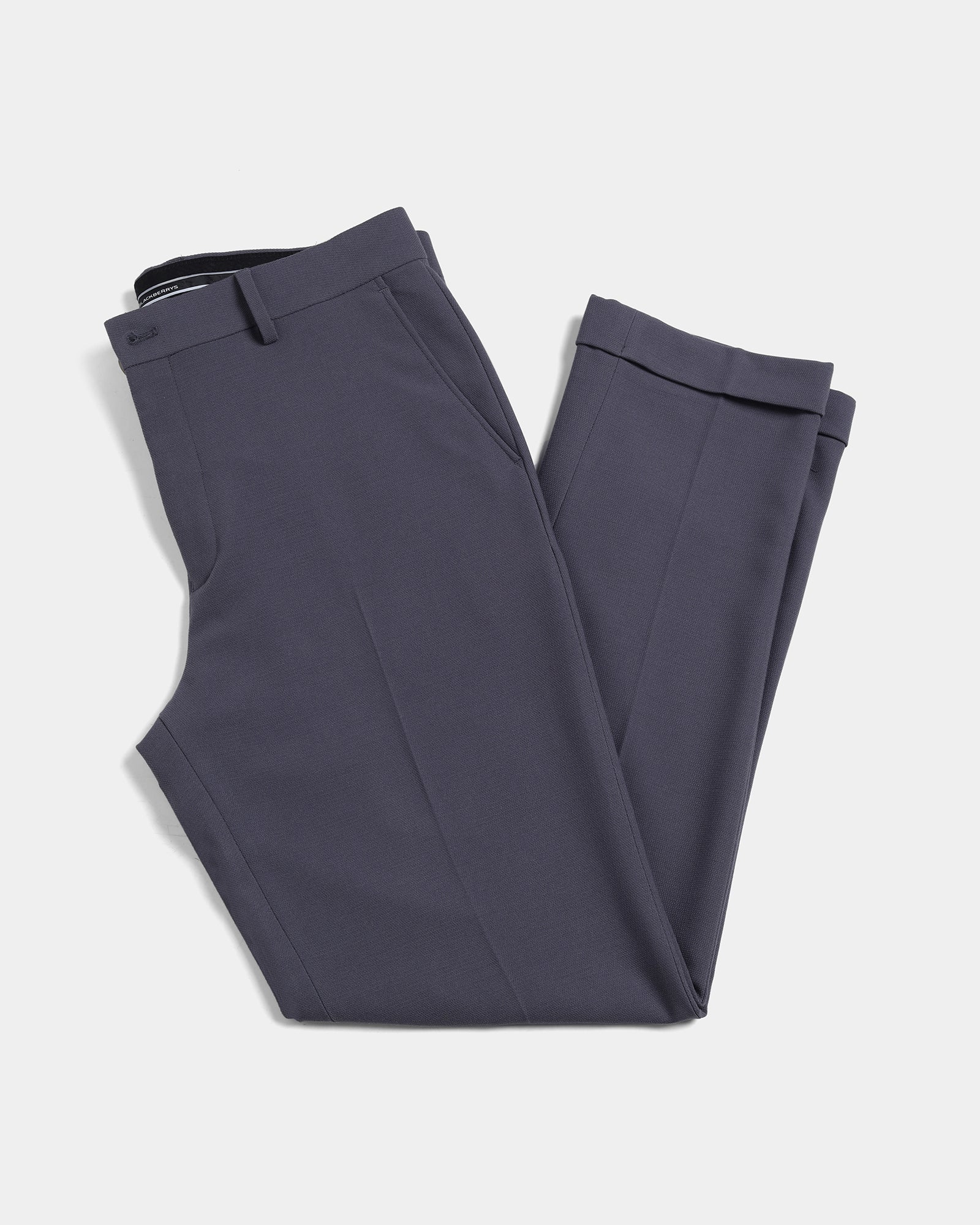 Grey Textured Trouser - Palmer