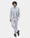 Grey Three Piece Textured Suit - Tristan