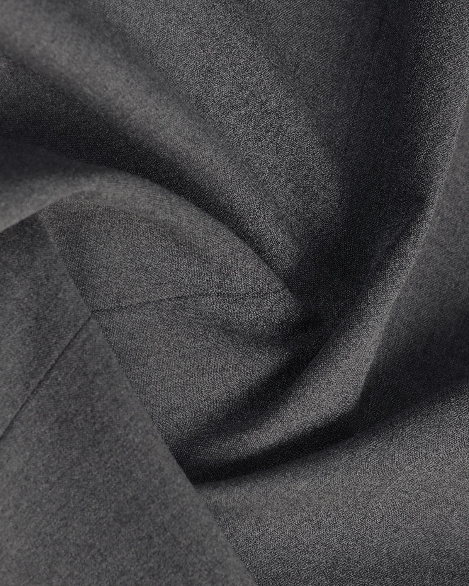 Grey Two Piece Solid Suit - Tenor