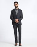 Grey Two Piece Stripe Suit - Jime