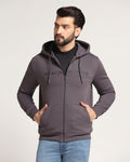 Hoodie Asphalt Grey Printed Sweatshirt - Soul - Blackberrys