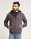 Hoodie Asphalt Grey Printed Sweatshirt - Soul