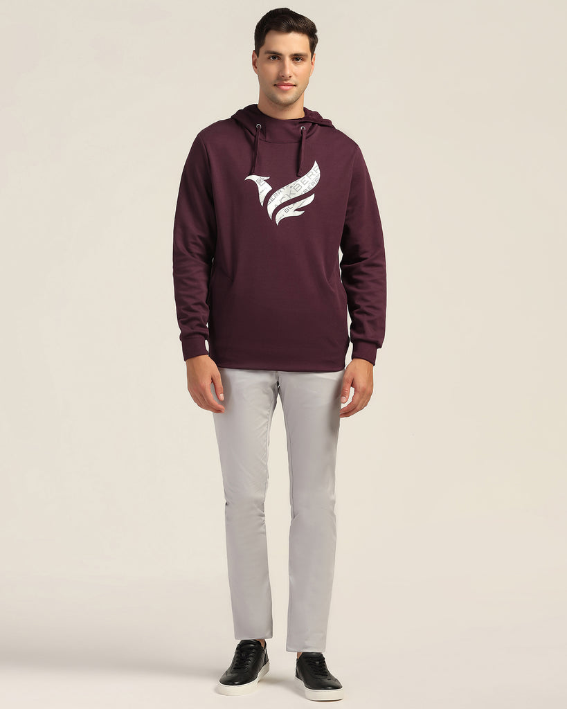 Hoodie Fig Solid Sweatshirt - Chad