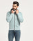 Hoodie Mint Green Solid Sweatshirt - Morgo