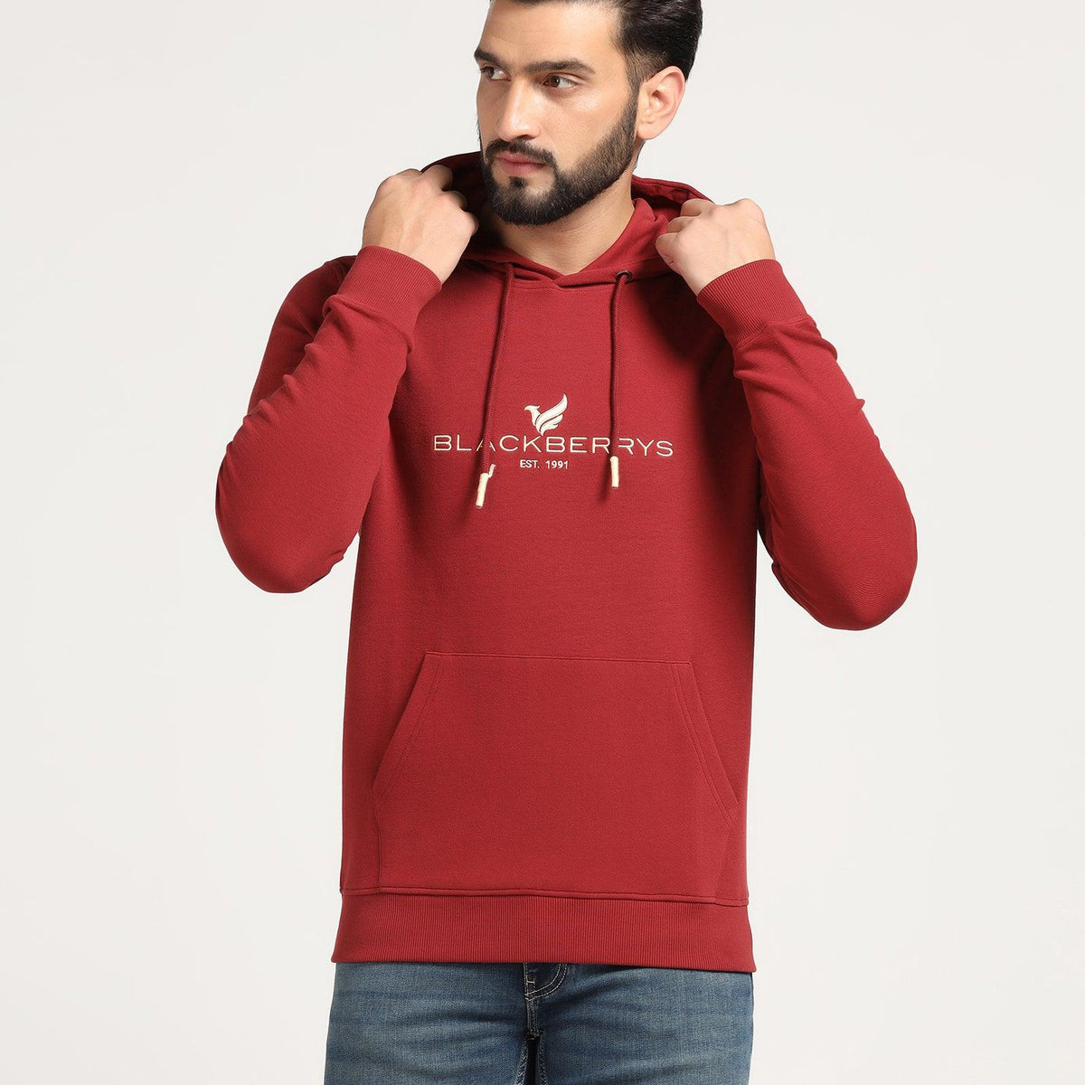Wear Red Red T Shirt Hoodie Buy Hoodie Red Solid Sweatshirt From