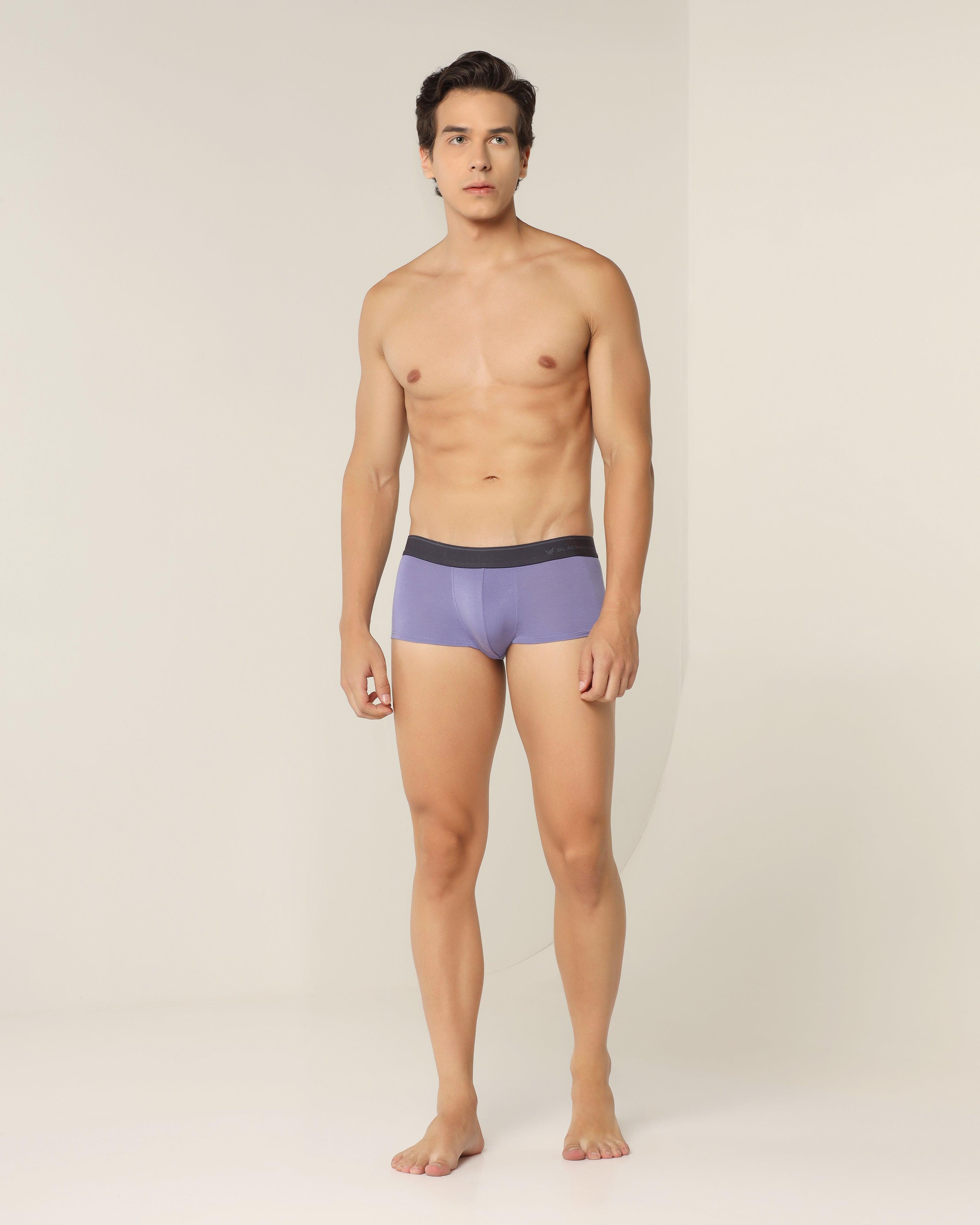 Regular Fit Trunk In Dark Purple (Roman) - Blackberrys