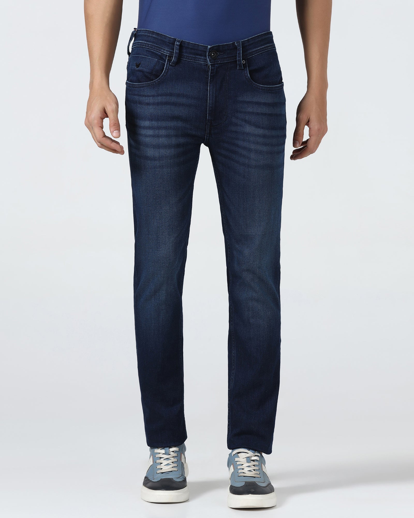 Indigo Superflex Slim Fit Jeans - Reid