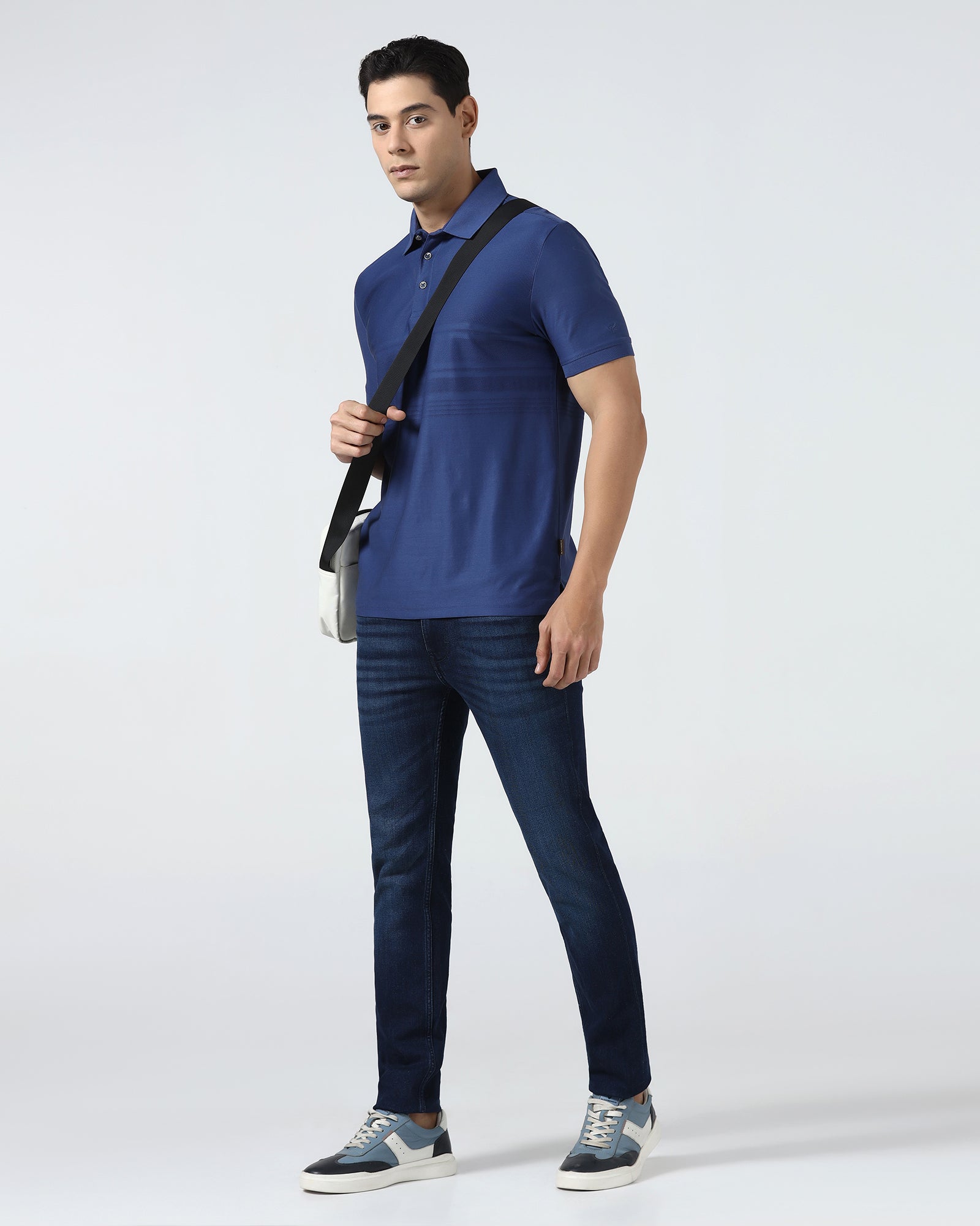 Indigo Superflex Slim Fit Jeans - Reid