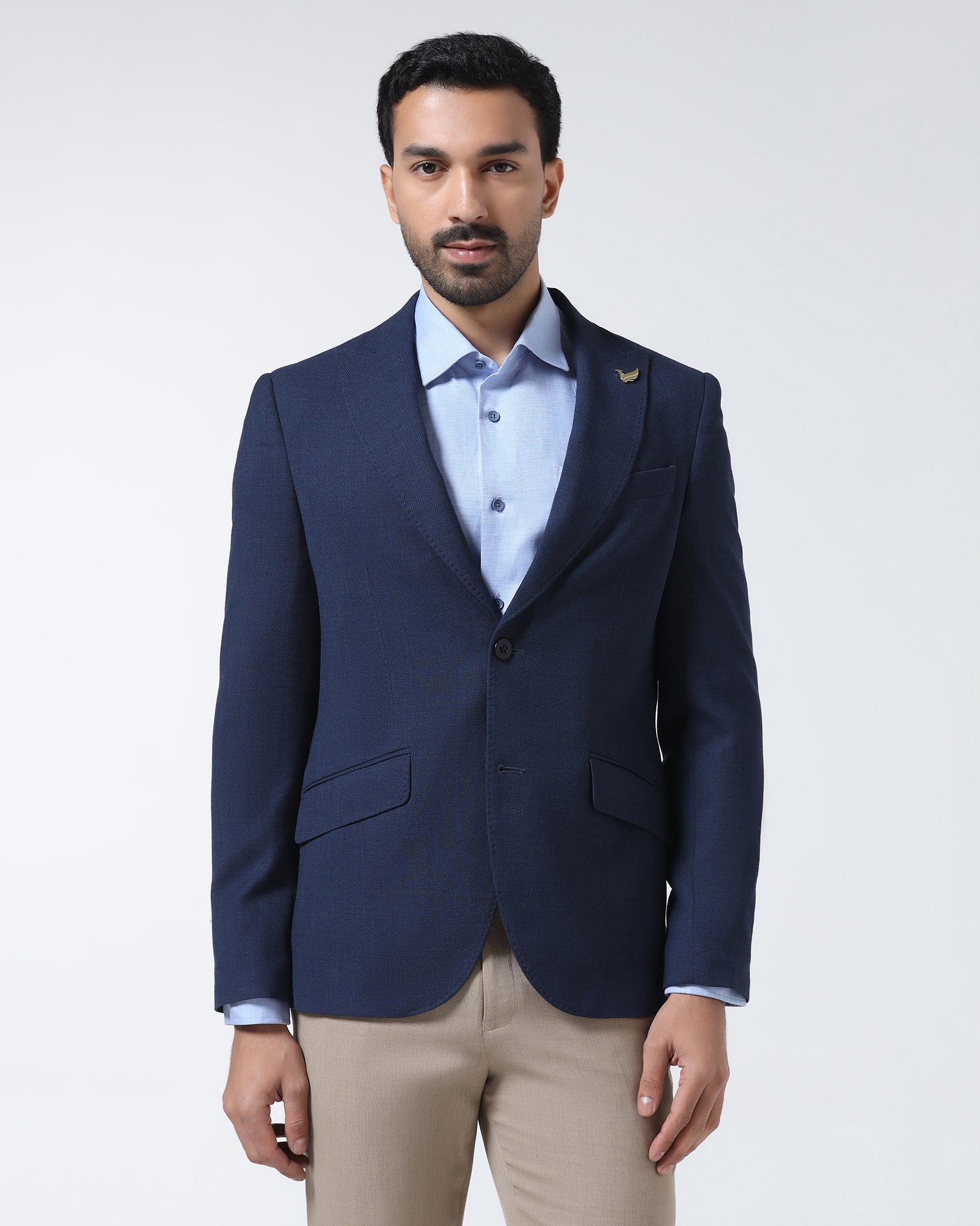 Indigo Luxe Solid Blazers - Jameson