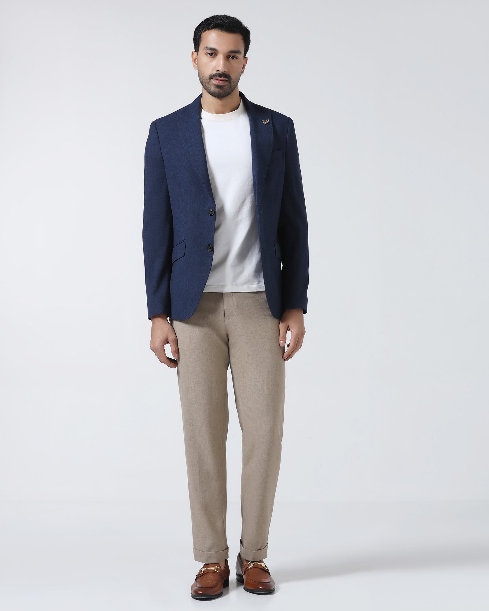 Indigo Luxe Solid Blazer - Jameson