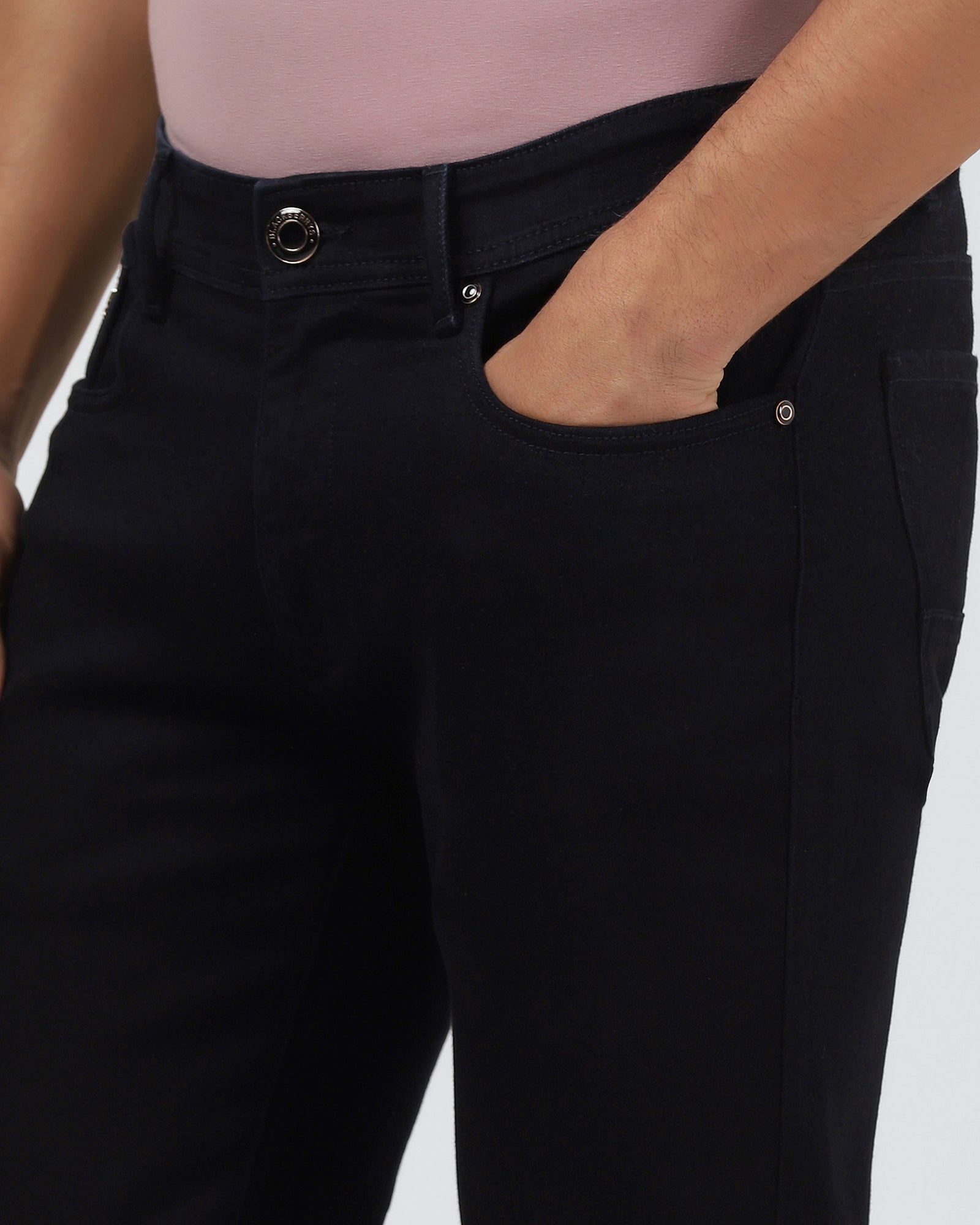 Indigo Luxe Solid Jeans - Apel