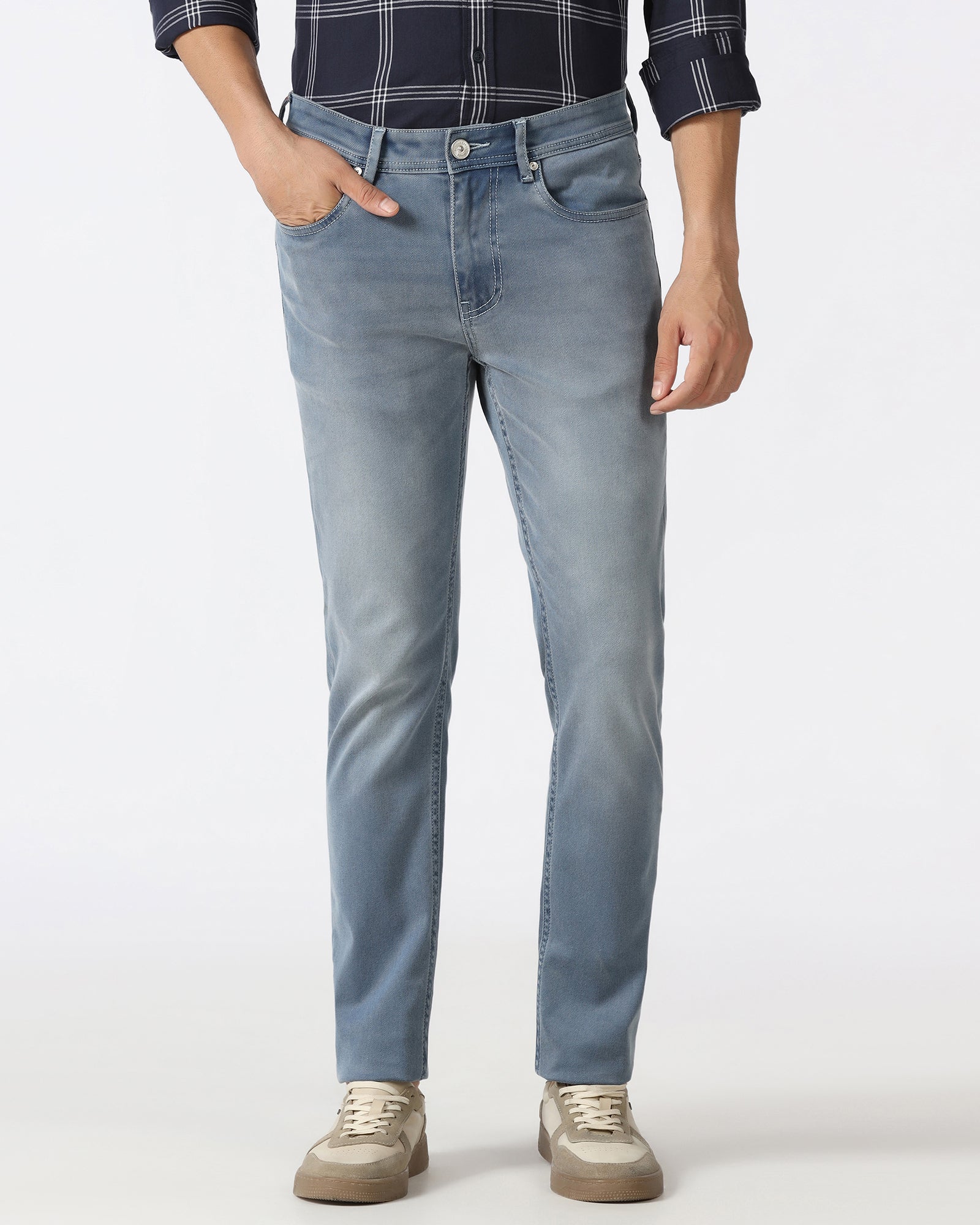 Indigo Super Clean Slim Fit Jeans - Zola