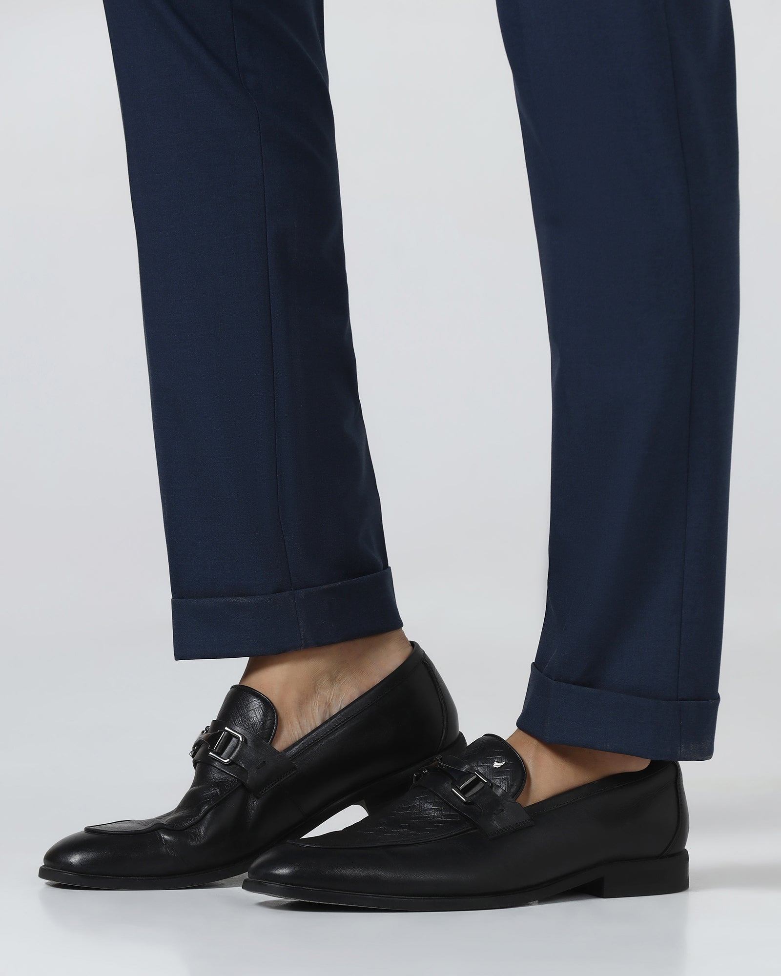 Indigo Solid Trouser - Arnold
