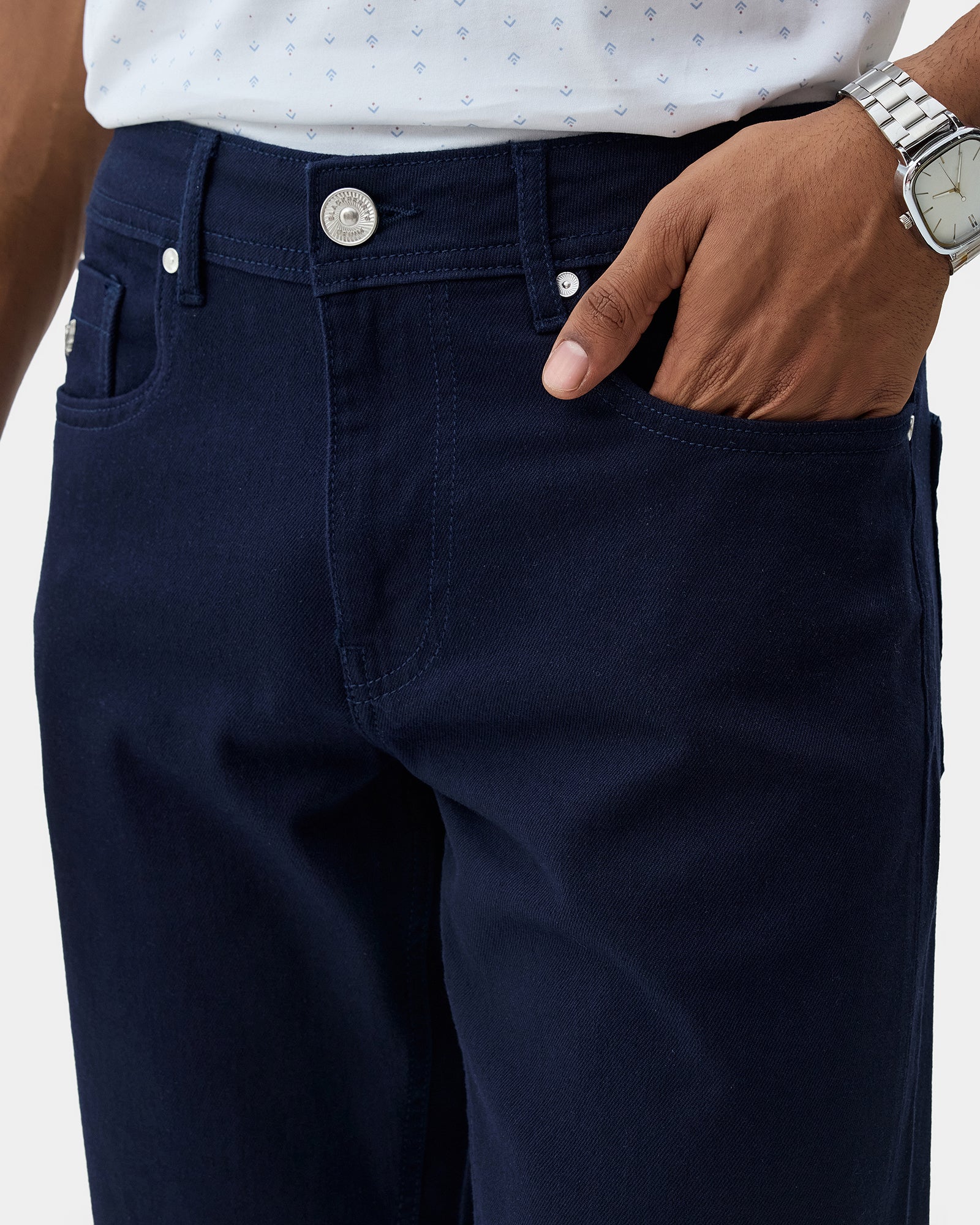Indigo Straight Comfort Jeans - Jamie