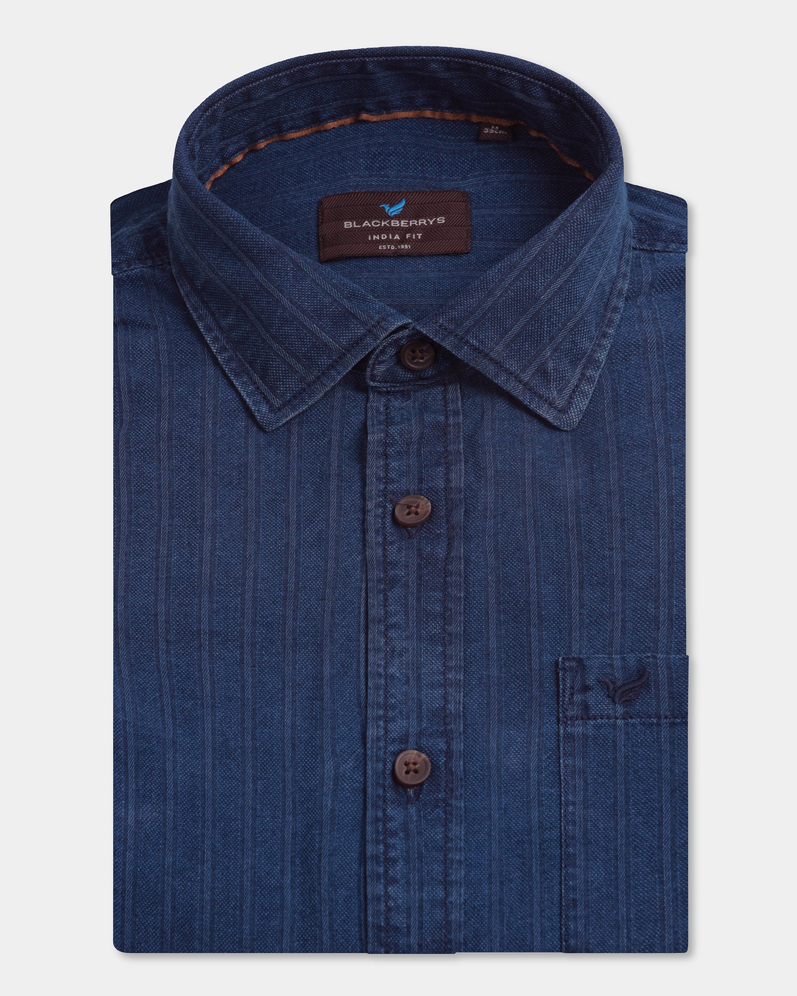 Indigo Stripe Shirt - Zivago