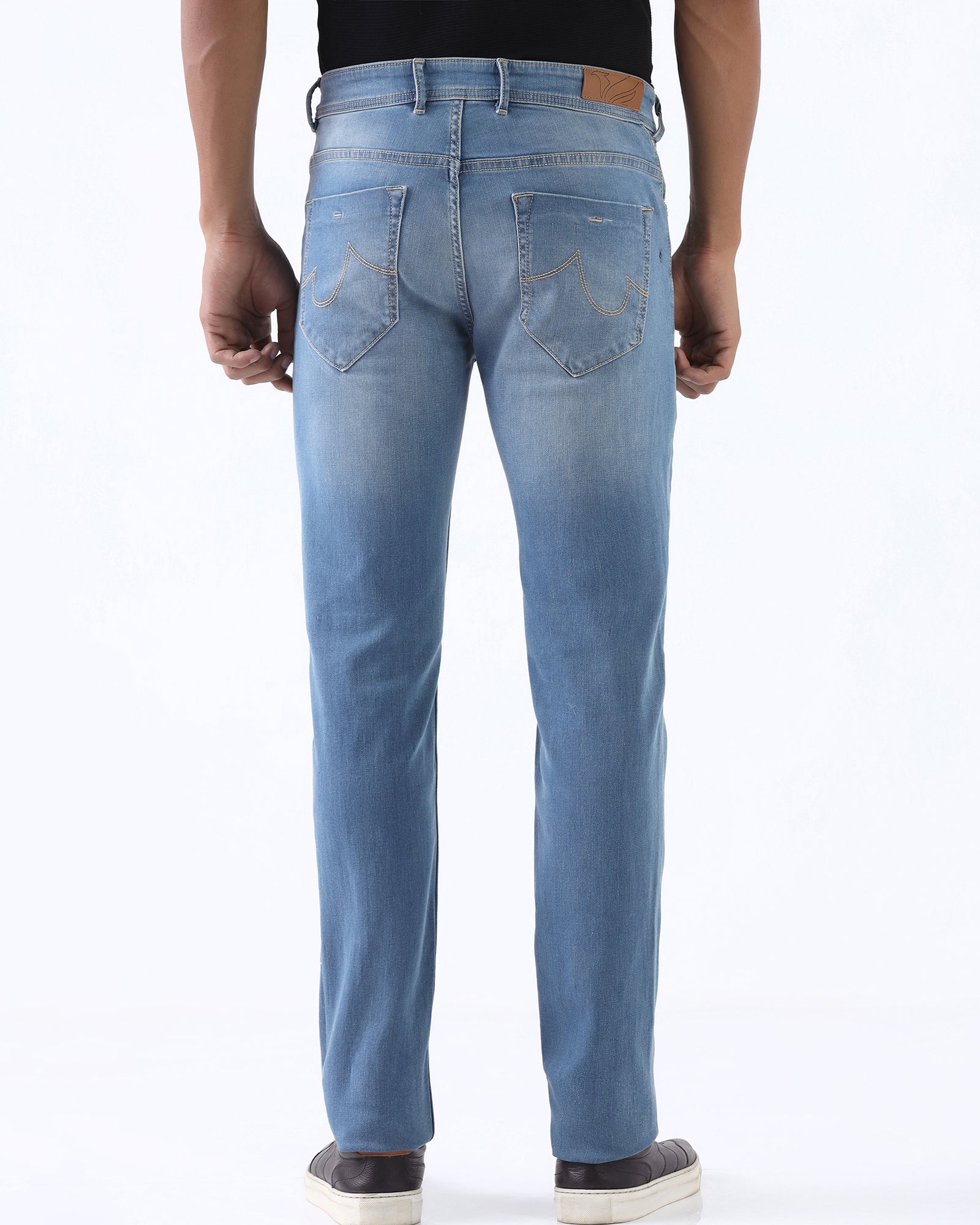 Indigo Super Clean Slim Fit Jeans - Cade